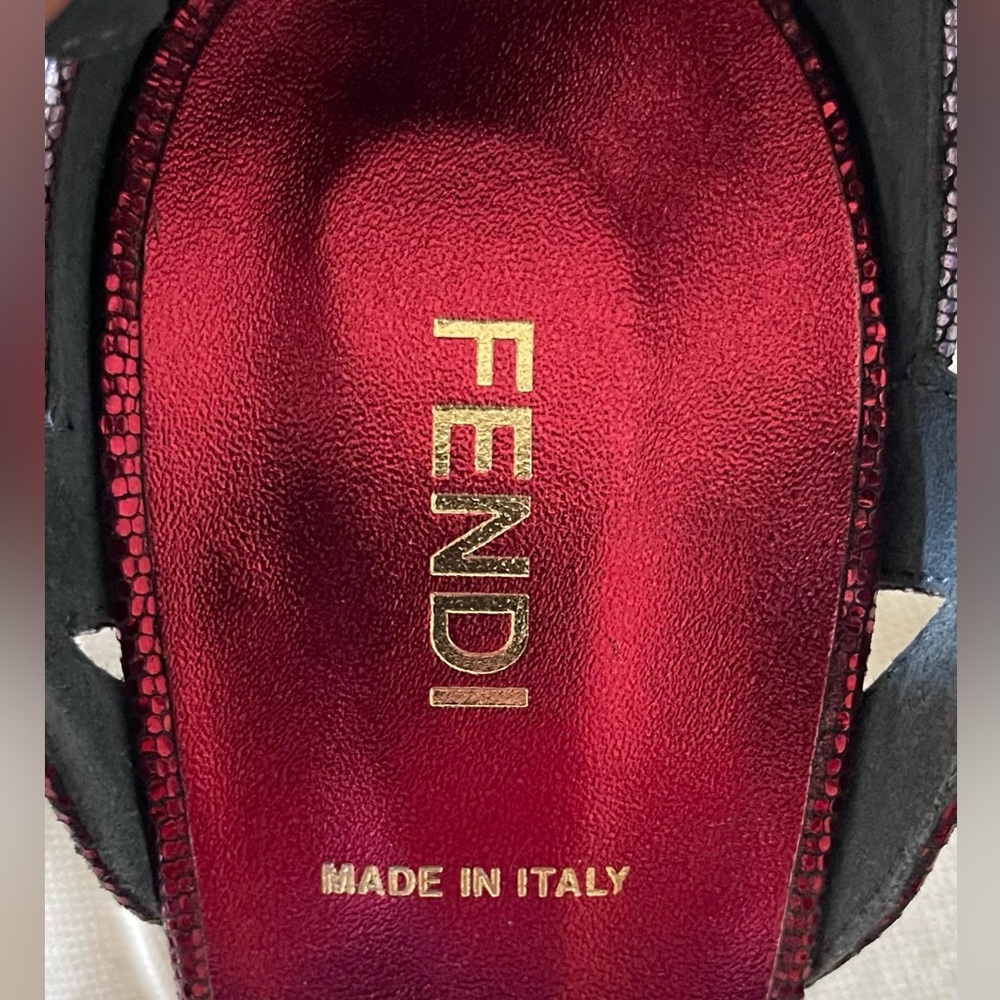 Vintage Fendi Italian Women’s Stiletto Sandals - Picture 3 of 8